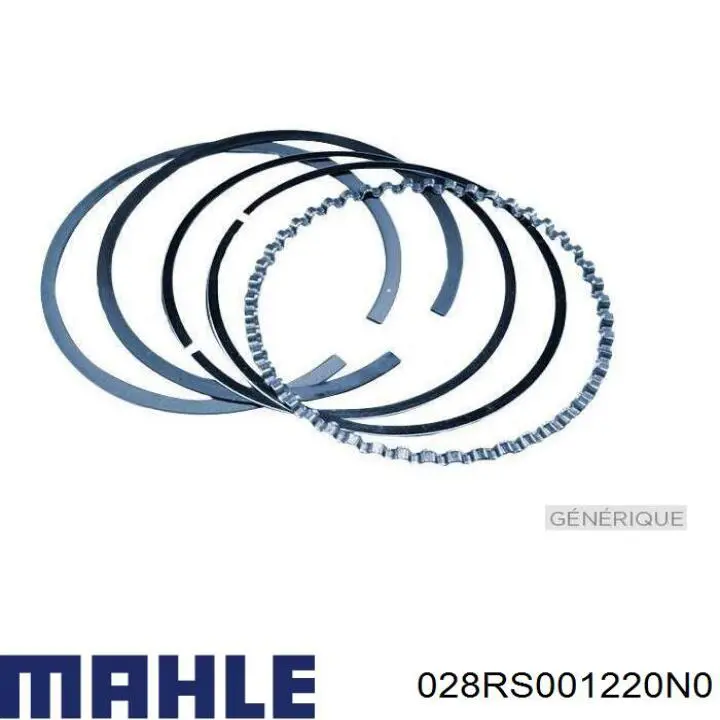 028 RS 00122 0N0 Mahle Original кольца поршневые на 1 цилиндр, std.