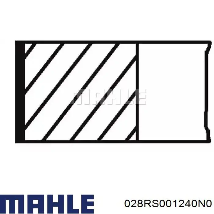 Кольца поршневые комплект на мотор, STD. MAHLE 028RS001240N0