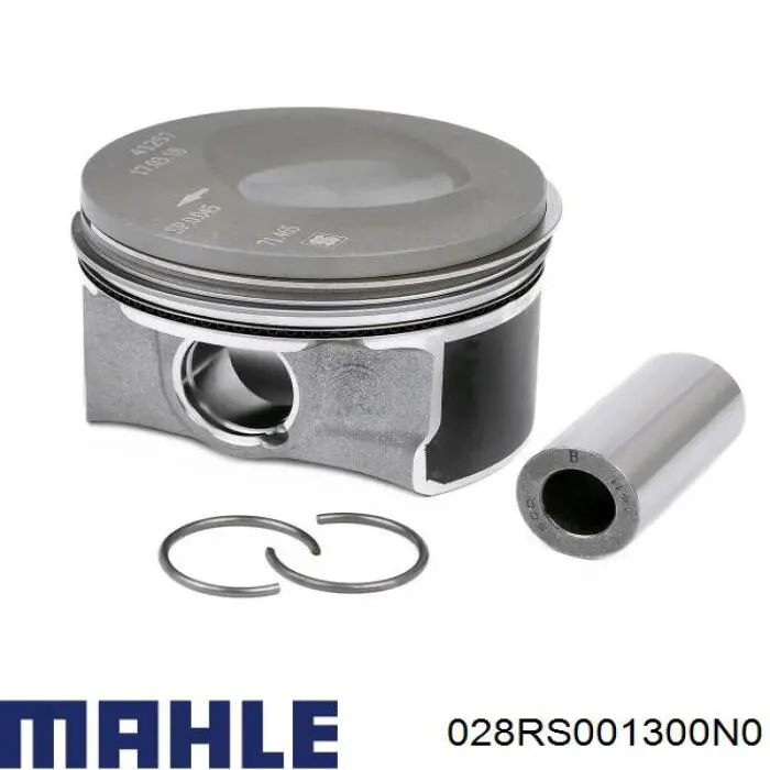 028RS001300N0 Mahle Original anéis do pistão para 1 cilindro, std.