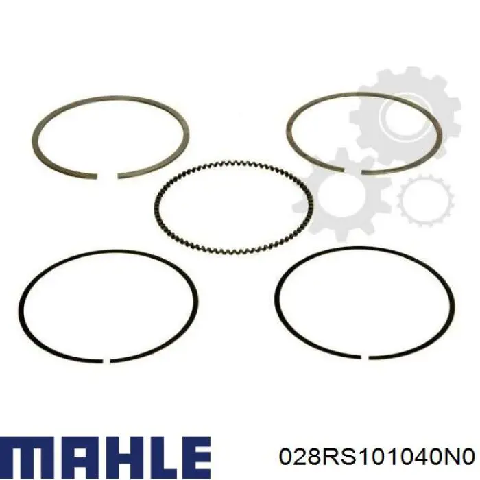 028RS101040N0 Mahle Original Поршневые кольца на 1 цилиндр, STD