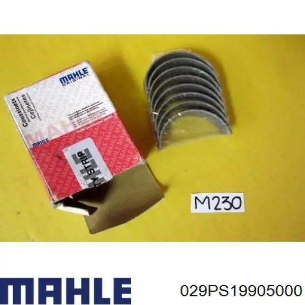 029 PS 19905 000 Mahle Original вкладыши коленвала шатунные, комплект, стандарт (std)