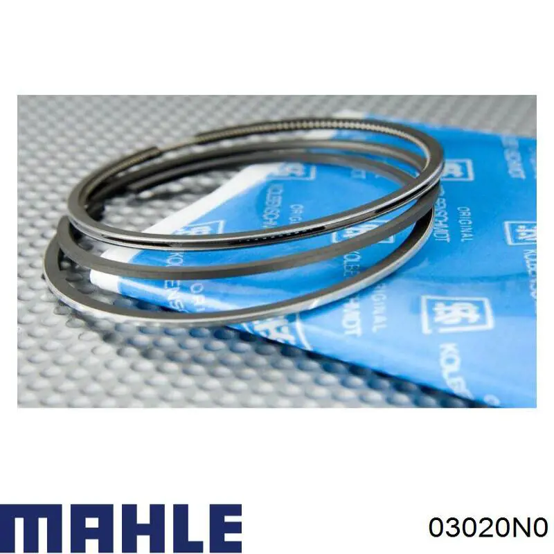 Купить 03020N0 Mahle Original Комплект поршневых колец на 1 цилиндр, стандарт