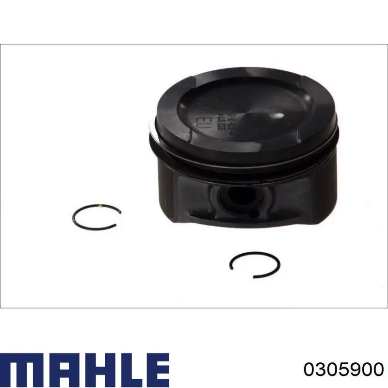 0305900 Mahle Original Поршень в комплекте на 1 цилиндр, STD