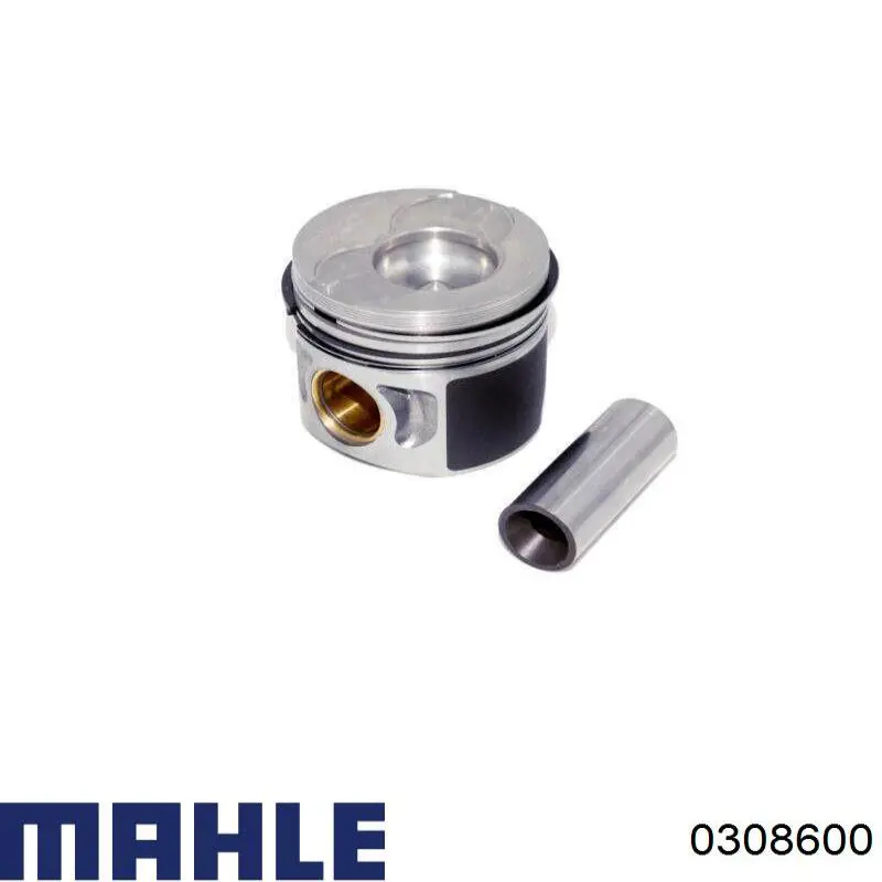 Pistón completo para 1 cilindro, STD 0308600 Mahle Original