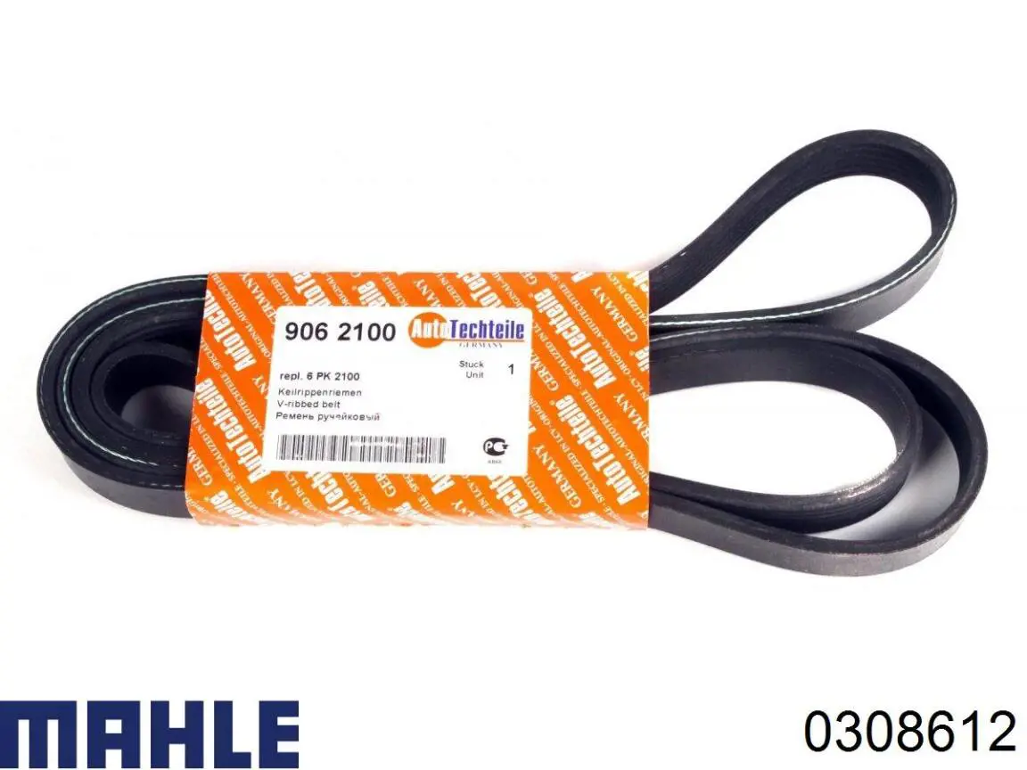 Поршень на 1 цилиндр, 2-й ремонт 0308612 Mahle Original