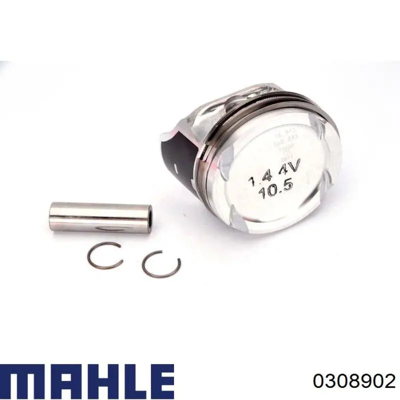 Поршень на 1 цилиндр, 2-й ремонт 0308902 Mahle Original