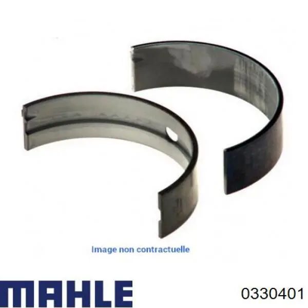 Купить 0330401 Mahle Original Поршень в комплекте на 1 цилиндр, 1-й ремонт (+0,25)
