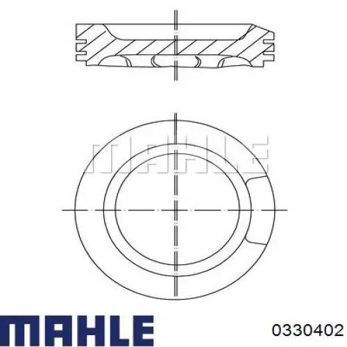 Купить 0330402 Mahle Original Поршень в сборе