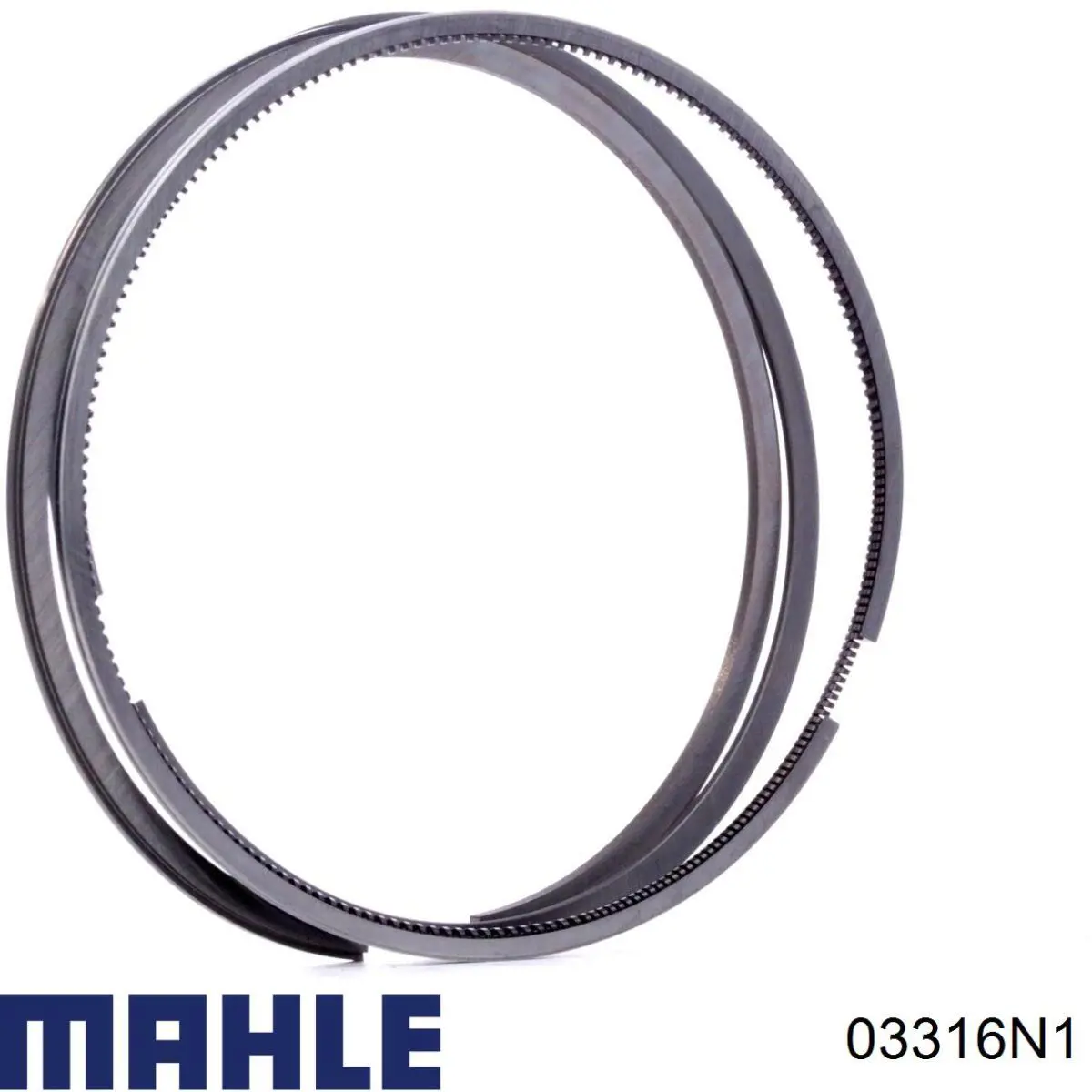Кольца поршневые на 1 цилиндр, 1-й ремонт (+0,25) Mahle Original 03316N1