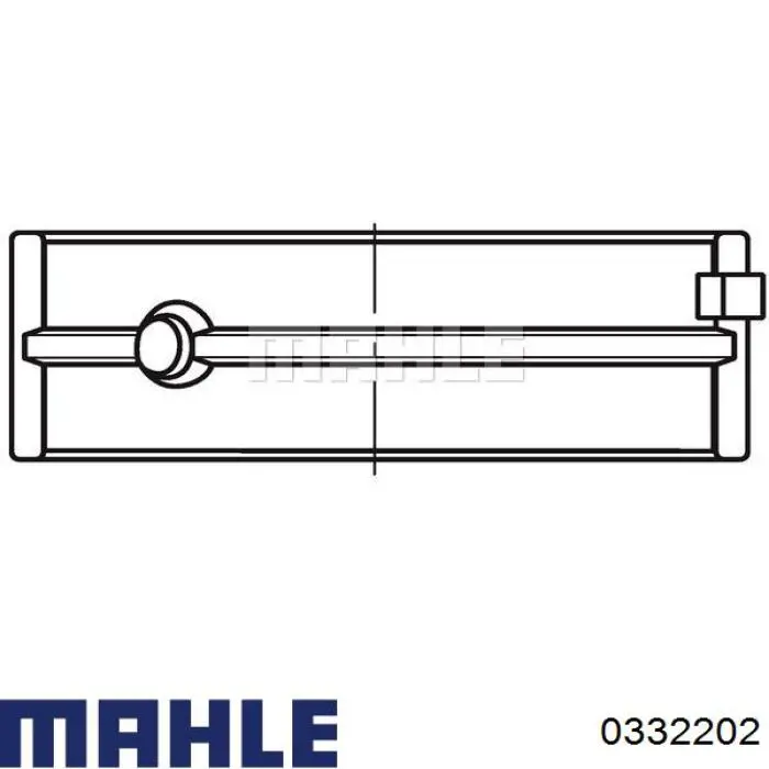 0332202 Mahle Original Поршня, 2-й ремонт