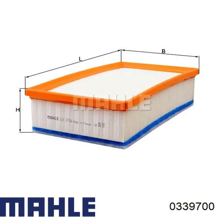Поршень на 1 цилиндр 0339700 Mahle Original