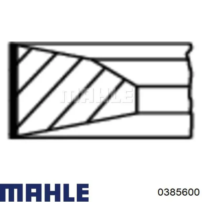 Поршень на 1 цилиндр 0385600 Mahle Original