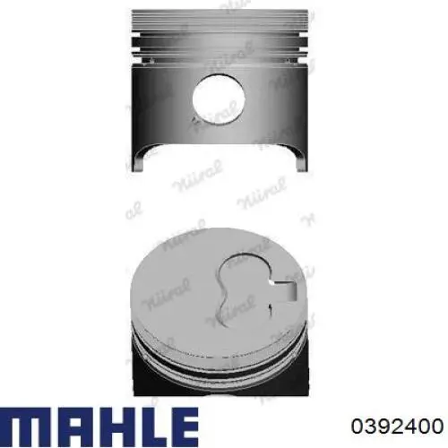 0392400 Mahle Original поршень в комплекте на 1 цилиндр, std