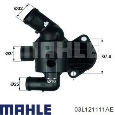 Корпус термостата 03L121111AE Mahle Original