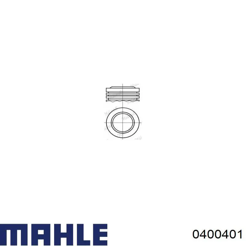 Купить 0400401 Mahle Original Поршень в сборе