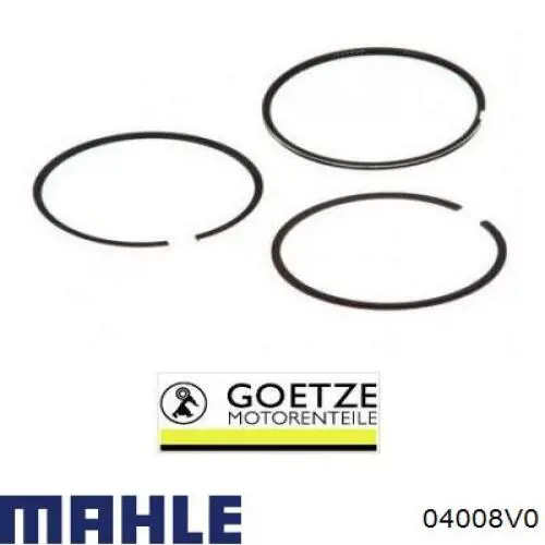 Комплект поршневых колец на 1 цилиндр, стандарт 09153700 TRW