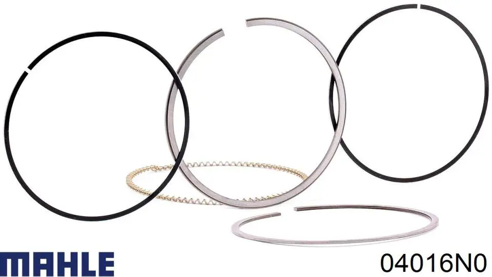 Комплект поршневых колец на 1 цилиндр, стандарт 0640S9 Peugeot/Citroen