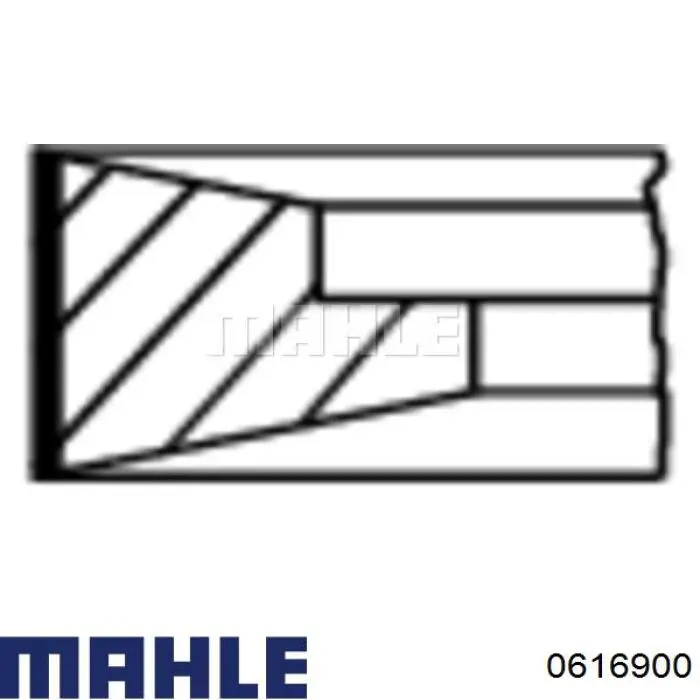 Купить 0616900 Mahle Original Поршень на 1 цилиндр