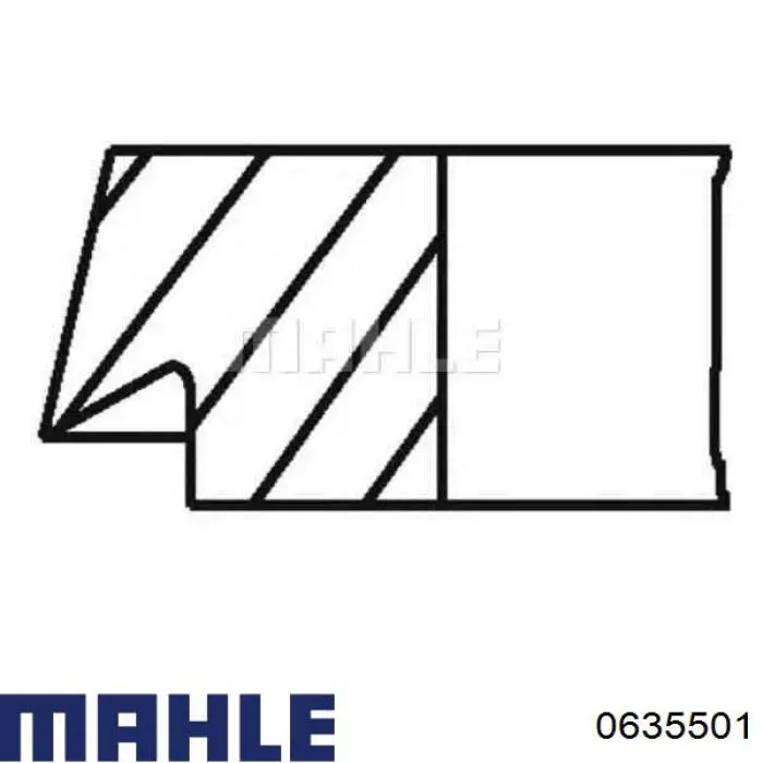 Купить 0635501 Mahle Original Поршень в сборе