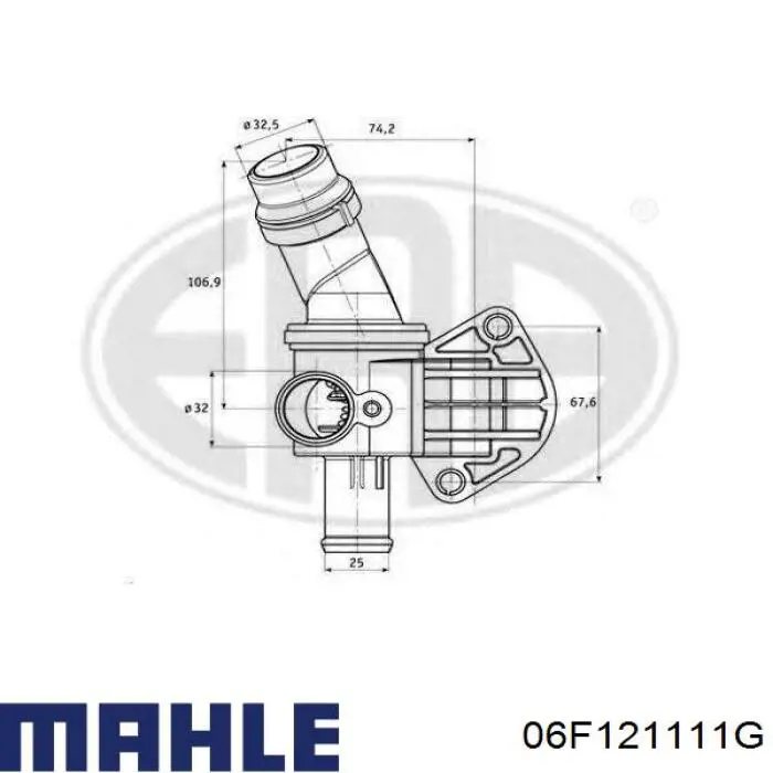06F121111G Mahle Original Авто термостат