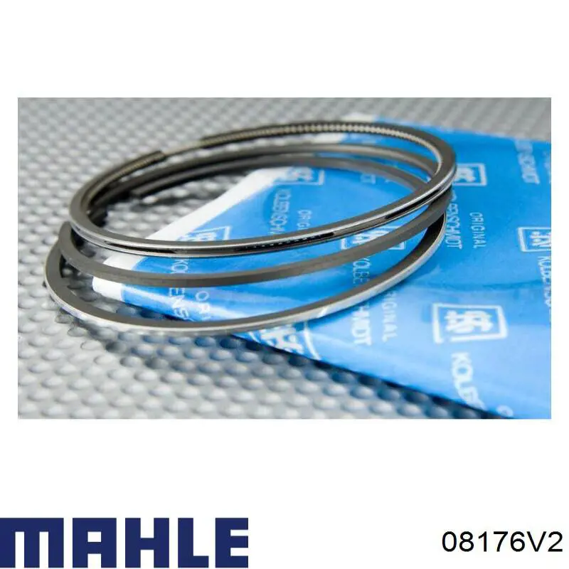 08176V2 Mahle Original кольца поршневые на 1 цилиндр, 2-й ремонт (+0,50)