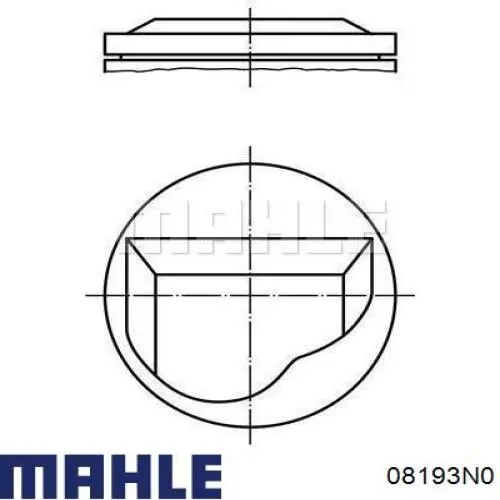 08193N0 Mahle Original кольца поршневые на 1 цилиндр, std.