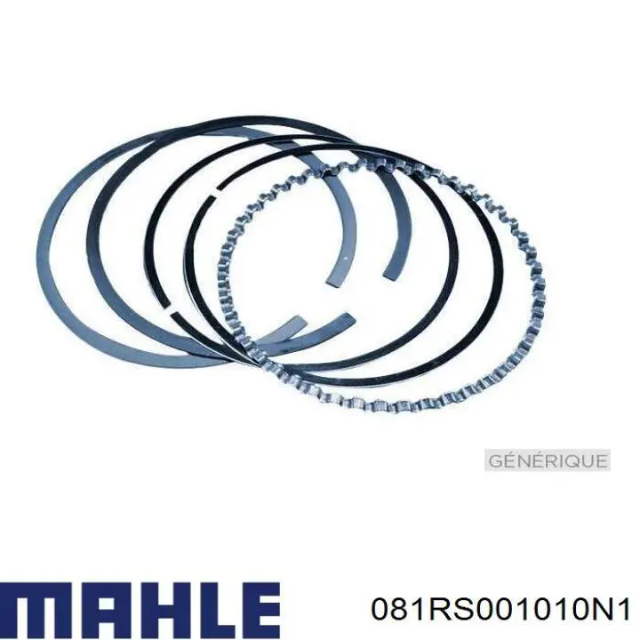 081 RS 00101 0N1 Mahle Original кольца поршневые на 1 цилиндр, 1-й ремонт (+0,25)