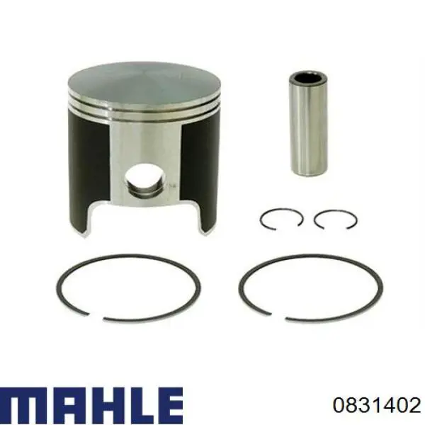 0831402 Mahle Original поршень в комплекте на 1 цилиндр, 2-й ремонт (+0,50)