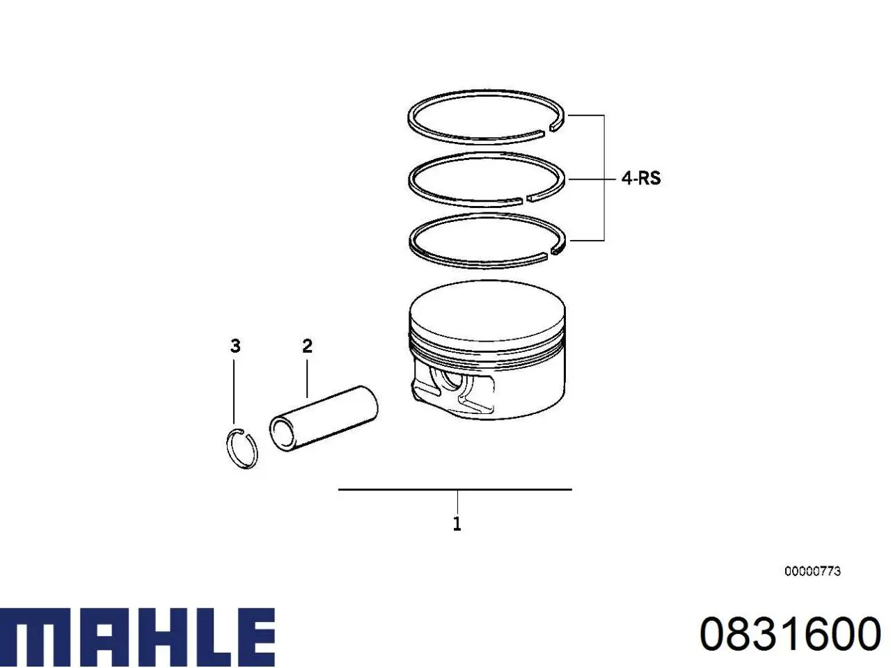  0831600 Mahle Original