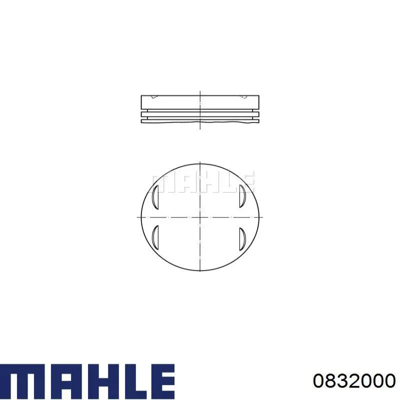 Кольца поршневые 11257509175 BMW