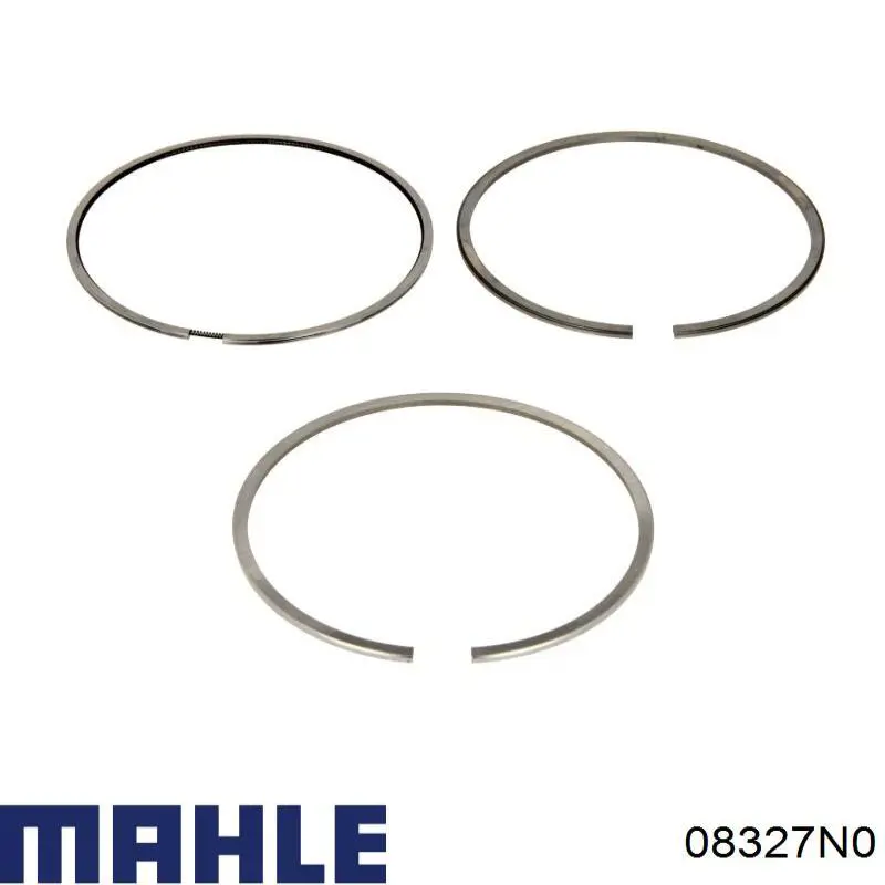 08327N0 Mahle Original anéis do pistão para 1 cilindro, std.