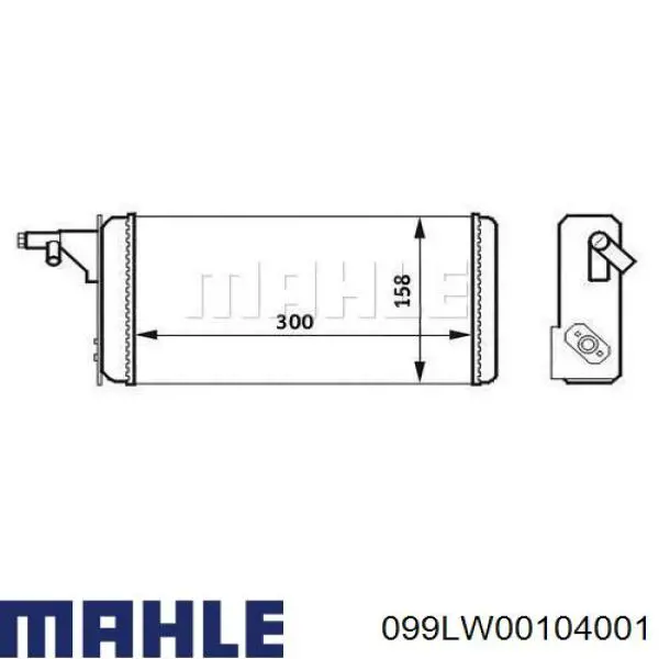 Гильза поршневая 099LW00104001 Mahle Original