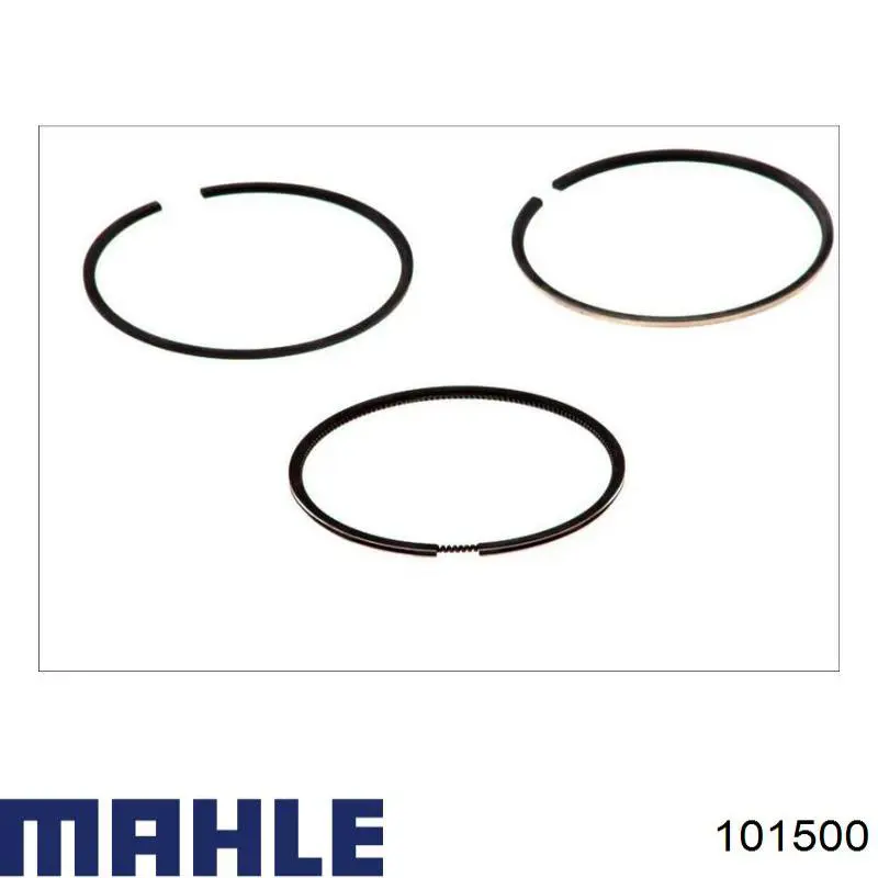 101500 Mahle Original pistão do kit para 1 cilindro, std