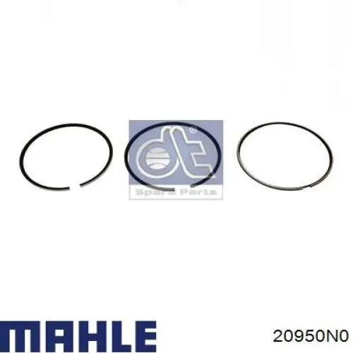 20950N0 Mahle Original кольца поршневые на 1 цилиндр, std.