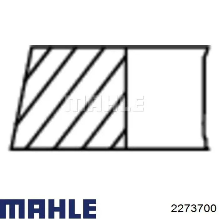 Поршень на 1 цилиндр 2273700 Mahle Original