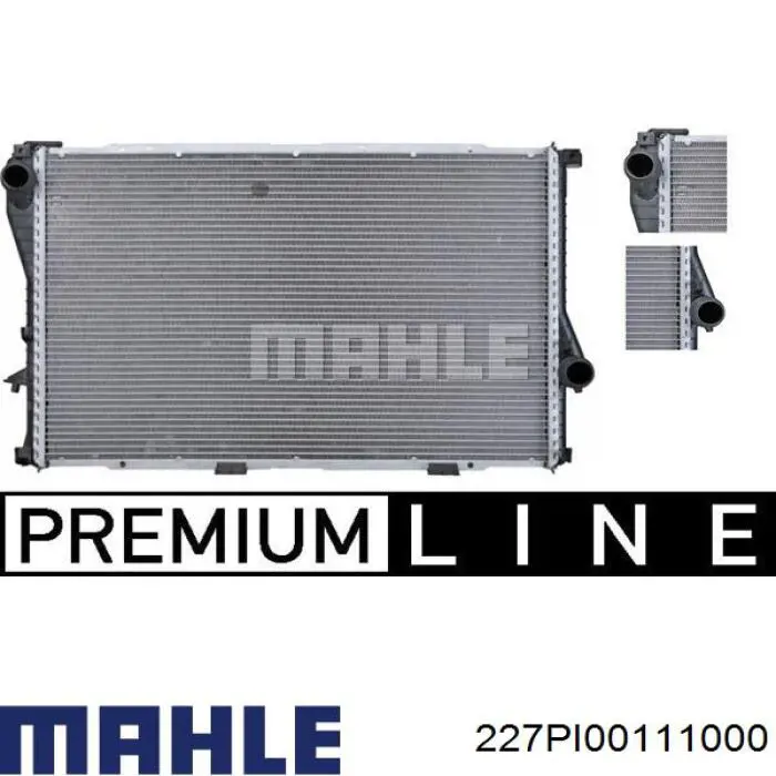 227 PI 00111 000 Mahle Original поршень в комплекте на 1 цилиндр, std