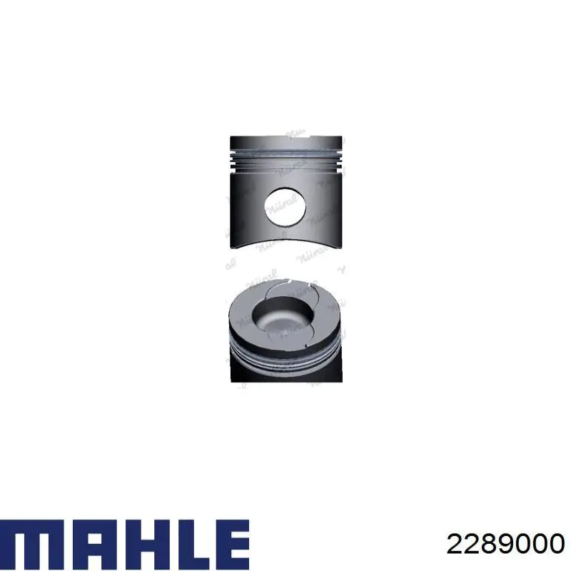 Pistón completo para 1 cilindro, STD 2289000 Mahle Original