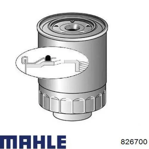 Поршень на 1 цилиндр 826700 Mahle Original