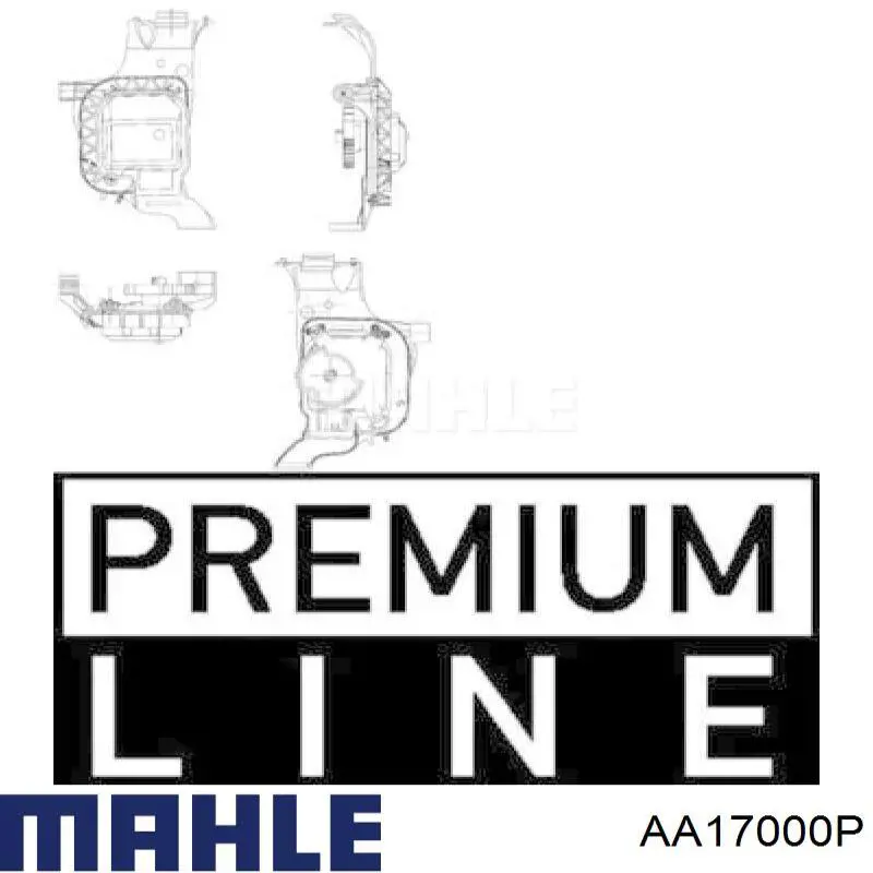 Привод заслонки печки Mahle Original AA17000P