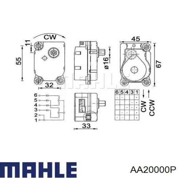 AA20000P Mahle Original 