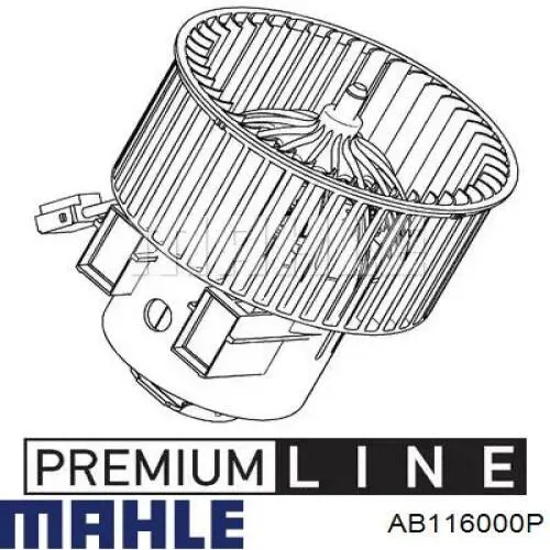 Мотор вентилятора печки (отопителя салона) Mahle Original AB116000P