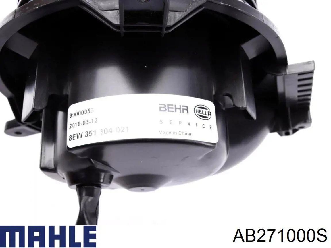 Вентилятор печки AB271000S Mahle Original