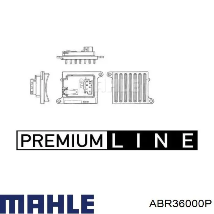 ABR36000P Mahle Original резистор (сопротивление вентилятора печки (отопителя салона))