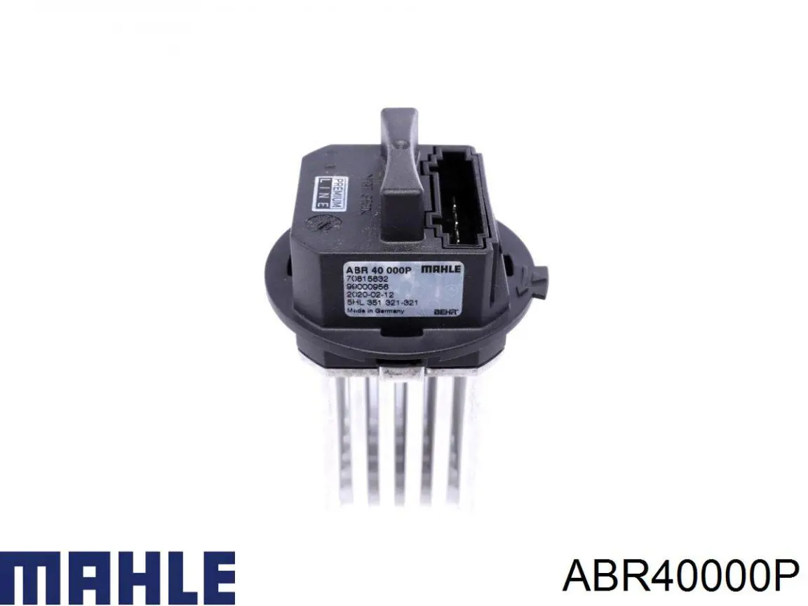 Купить ABR40000P Mahle Original Регулятор оборотов вентилятора печки
