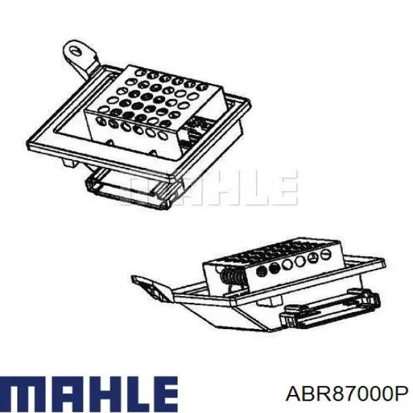 Резистор (сопротивление) вентилятора печки (отопителя салона) Mahle Original ABR87000P