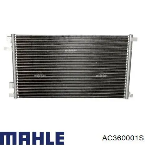 AC 360 001S Mahle Original радиатор кондиционера