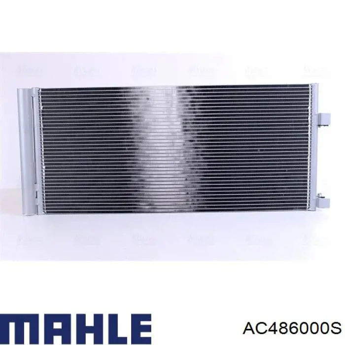 AC 486 000S Mahle Original radiador de aparelho de ar condicionado