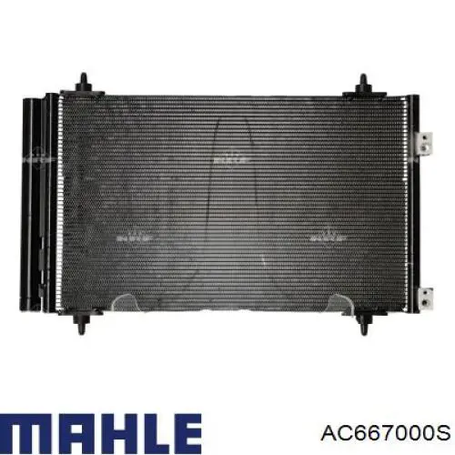 AC 667 000S Mahle Original radiador de aparelho de ar condicionado