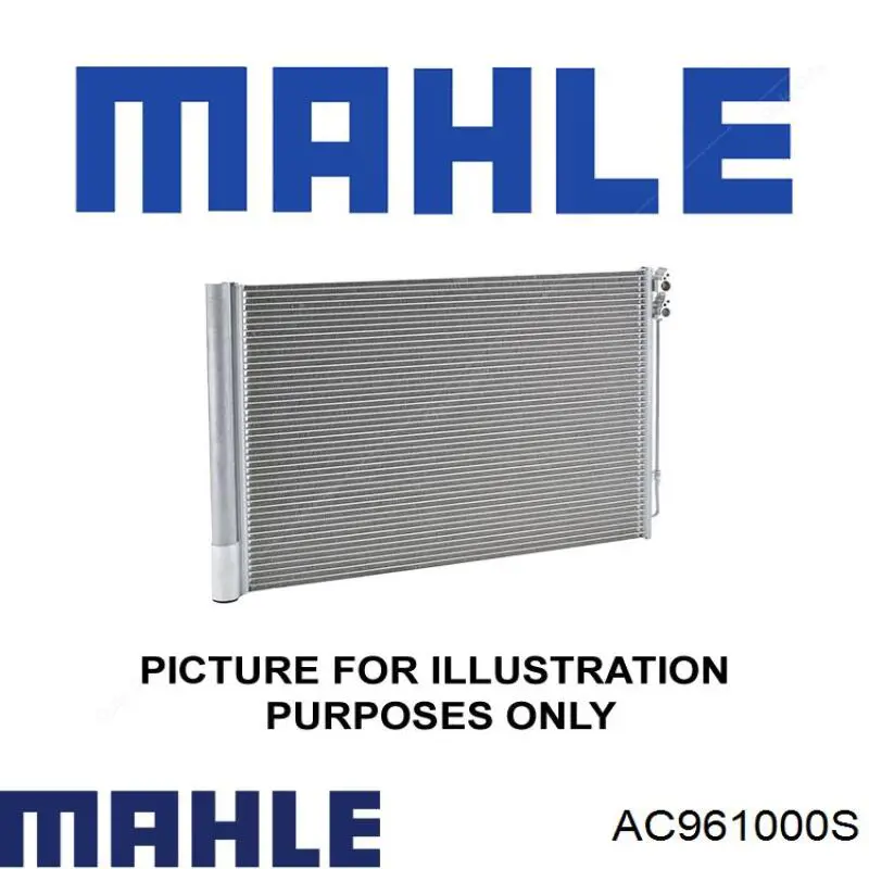 AC961000S Mahle Original радиатор кондиционера