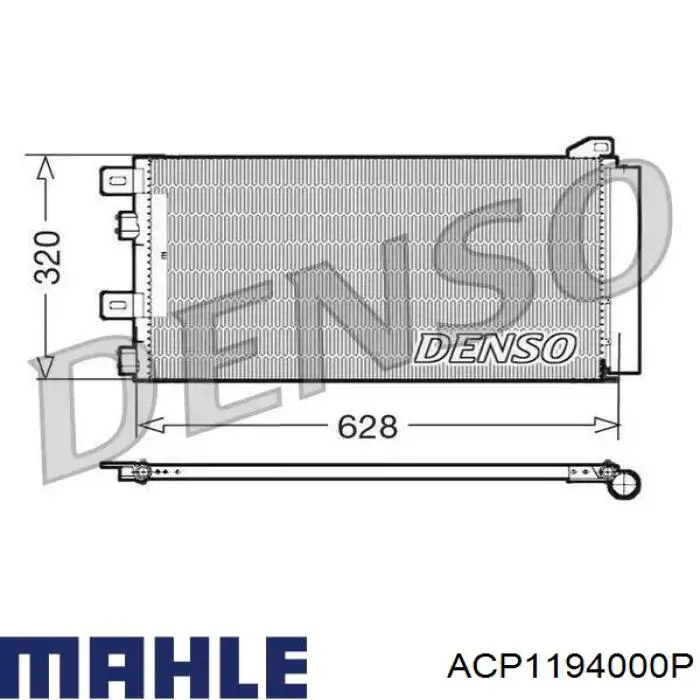 Компрессор системы кондиционирования Mahle Original ACP1194000P цена, от 377.56 USD